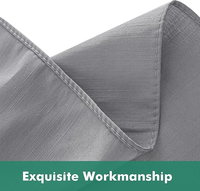 Biscaynebay Wrap Around Bed Skirts with Split Corners for King Beds 16" Drop, Silver Grey Elastic Dust Ruffles Adjustable Easy Fit Wrinkle & Fade Resistant Silky Luxurious Fabric Machine Washable