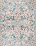 Gertmenian Indoor Boho Area Rug | Home Decor for Entryway, Bedroom, Living Room, Office, Kitchen | Non Slip, Soft, Printed Accent Rugs | Altair, Ivory, 8x10 Large, 24506