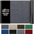 GORILLA GRIP Waterproof Traffic Guard Door Mat, 35x23, Heavy Duty Entryway Mats, Strong Rubber Back Commercial Utility Rugs for Office Hallway, Garage Floor and Home, Low Profile Carpet, Charcoal Gray
