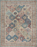 Gertmenian Indoor Boho Area Rug - 9x13 Extra Large, Non Slip, Super Strong, Ideal for High Traffic Areas in Bedroom, Living Room, Kitchen - Cinzia, Bronze, 28509