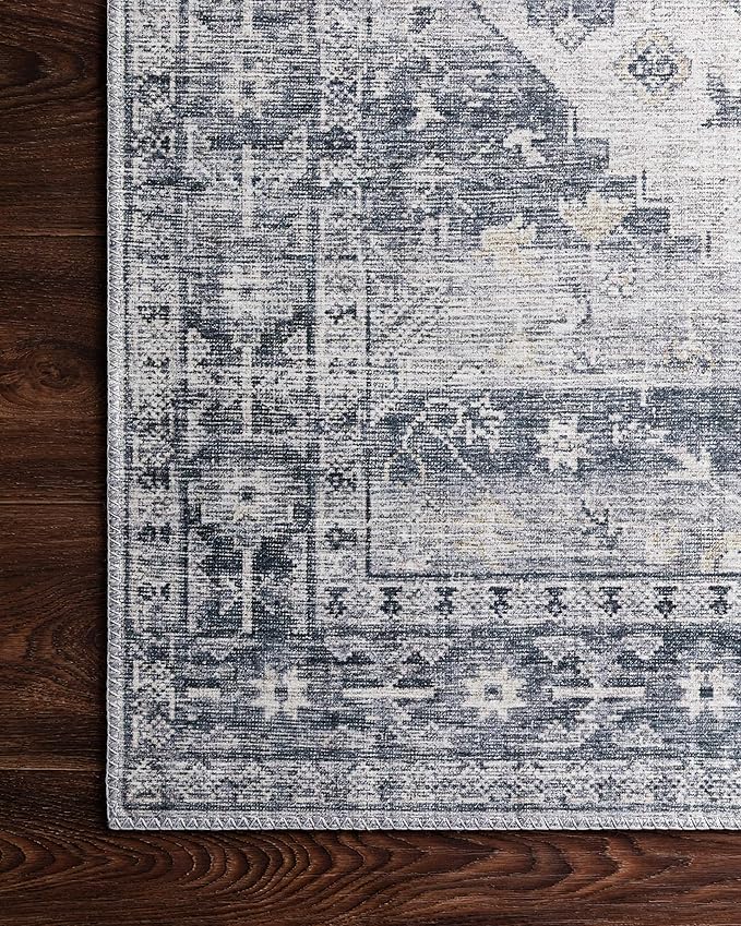Loloi II Skye Collection SKY-02 Silver/Grey 2'-3" x 3'-9" Accent Rug