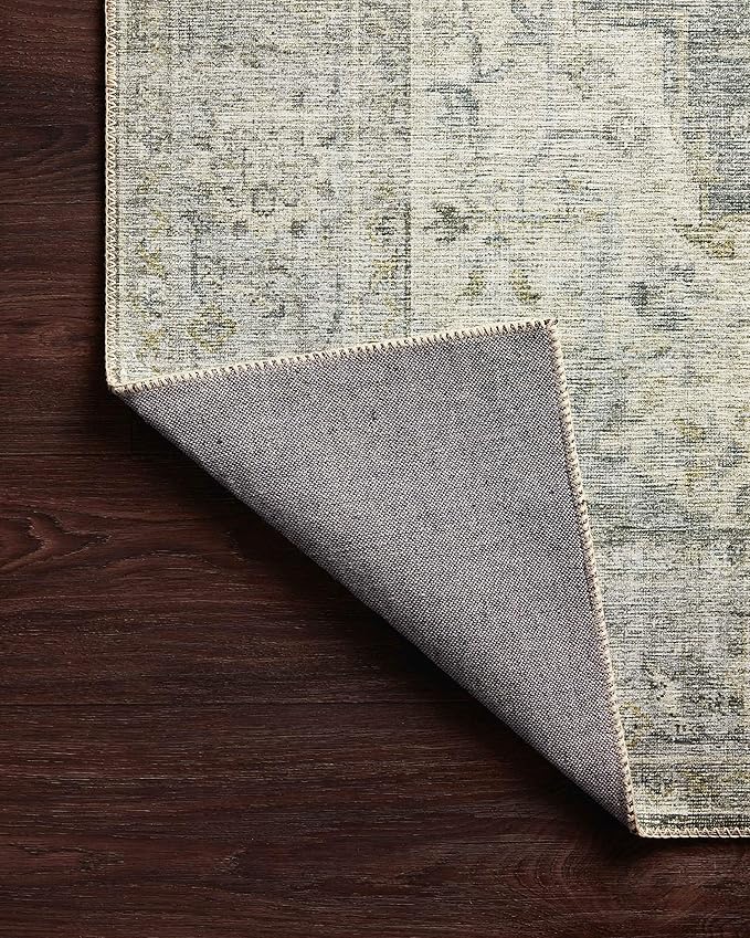Loloi Skye Collection SKY-12 Charcoal/Dove 6'-0" x 6'-0" Round Area Rug