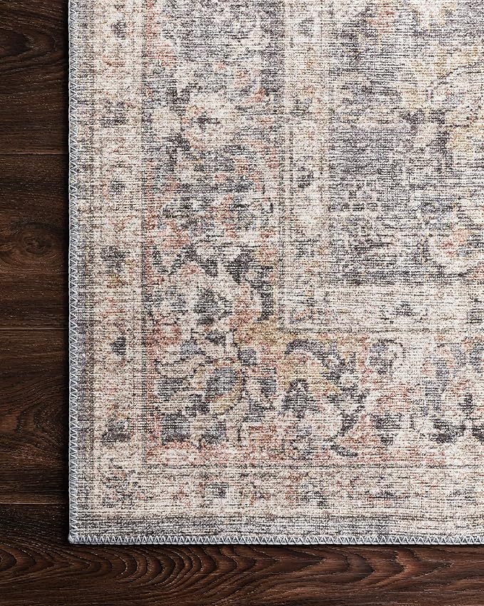 Loloi Skye Collection SKY-01 Grey/Apricot 9'-0" x 12'-0" Area Rug