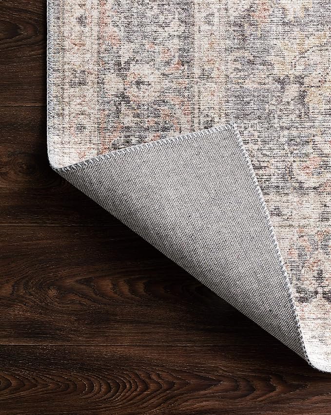 Loloi Skye Collection SKY-01 Grey/Apricot 9'-0" x 12'-0" Area Rug