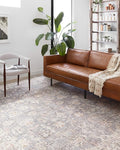 Loloi II Skye Collection SKY-01 Grey/Apricot 3'-6" x 5'-6" Accent Rug