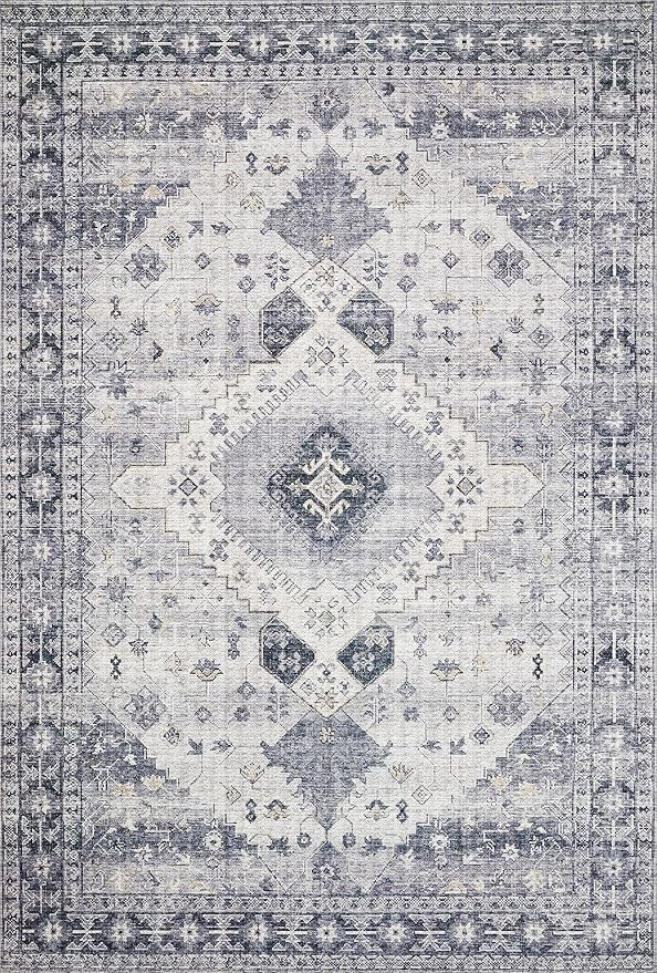 Loloi Skye Collection SKY-02 Silver/Grey 9'-0" x 12'-0" Area Rug