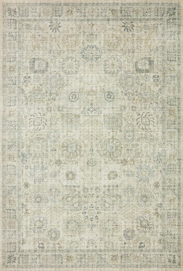 Loloi Skye Collection SKY-14 Natural/Sage 9'-0" x 12'-0" Area Rug