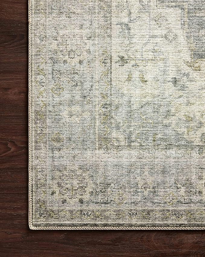 Loloi Skye Collection SKY-12 Charcoal/Dove 7' x 9' Oval Area Rug
